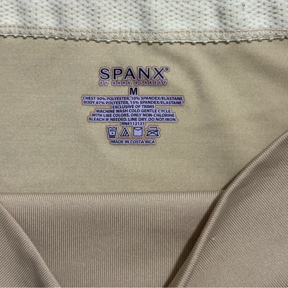 SPANX Slip Womens Medium Nude Hide & Sleek Strapless Full Slip Shapewear Dress - Picture 4 of 8